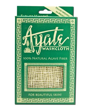 Ayate Washcloth  Face & Body Exfoliating Wash Cloth for Shower  Body Loofah Alternative  Scrub Towel  Resists Mold  Made from Agave Fiber