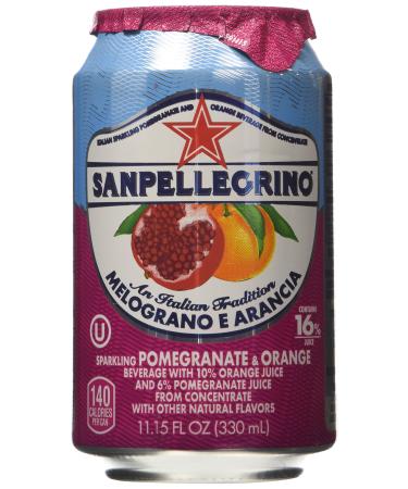 San Pellegrino Melograno E Arancia (Pomegranate & Orange) 11.15 Fl Oz 12 Pack