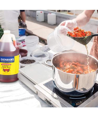 Zatarain's Concentrated Shrimp & Crab Boil 1 Gal - Liquid Crab Boil for Seafood, Potatoes, Corn & Vegetables - 128 Fl Oz - Buy Online on SooperMarket.com