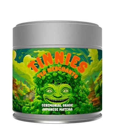 Premium Ceremonial Grade Matcha Green Tea Powder | 30g Tin | Authentic Japanese Origin from Uji Kyoto | Stone-Ground Energising and Focus-Boosting Green Tea 30 Gram Tin