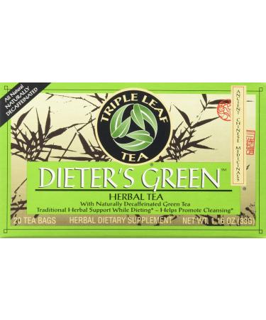 Triple Leaf Teas - Dieter's Green Herbal Tea 20 bag