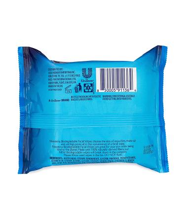 Noxzema Biodegradable Face Cleansing Wipes - 25 CT - Buy Online on SooperMarket.com