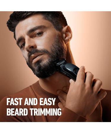 King C. Gillette Cordless Beard Trimmer Kit for Men - Lifetime Sharp Blades, 3 Combs, UK Plug - Gifts for Men - Buy Online on SooperMarket.com