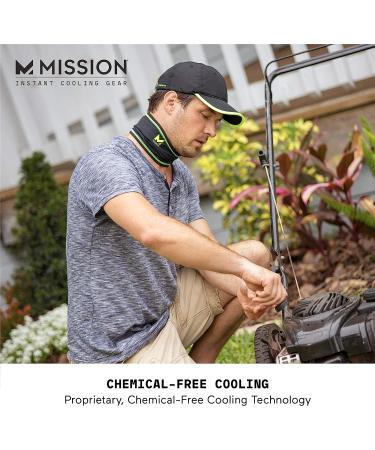 MISSION Cooling Performance Hat - Unisex Baseball Cap | Instant-Cooling Fabric | Adjustable Fit | White - Buy Online on SooperMarket.com