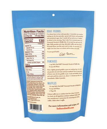 Bob's Red Mill Homestyle Pancake Mix 24oz (Pack of 4) - Whole Wheat Blend - Buy Online on SooperMarket.com
