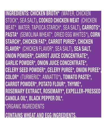 Annie's Organic Star Pasta & Chicken Soup - Non-GMO, 14 oz (Pack of 8) - Buy Online on SooperMarket.com