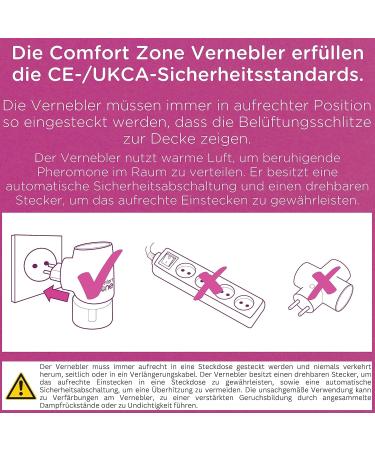Comfort Zone 4er Refill Pack - 120 Days of Pheromones for Stress Relief & Behavioral Support | International Shipping Available - Buy Online on SooperMarket.com