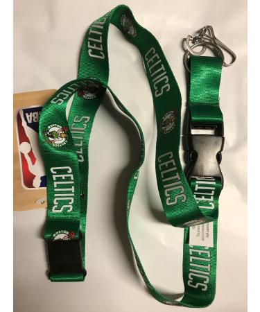 Boston Celtics Breakaway Lanyard with Key Ring Officially Licensed Detachable Nylon Around Neck