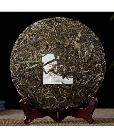 2021 Yi Wu Raw Puerh Tea Cake 357g - Natural & Aged Sheng Pu Erh Tea from Yunnan (12.6oz) - Buy Online on SooperMarket.com