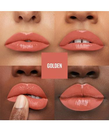 Maybelline Super Stay Vinyl Ink Golden Pink Lipstick 0.14 fl oz - Longwear, Highly Pigmented, Instant Shine - Buy Online on SooperMarket.com
