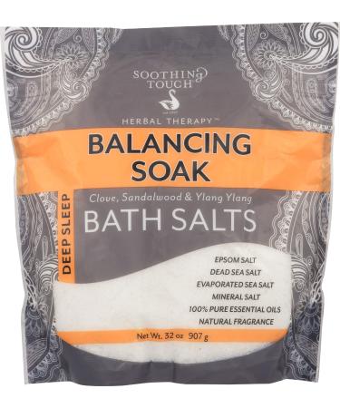 Soothing Touch Deep Sleep Bath Salts Balancing Soak Clove Sandalwood & Ylang, 32 Oz Clove 2 Pound (Pack of 1)