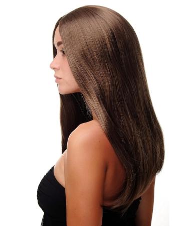 Buy WIG ME UP Women's Medium-Golden Brown Long Straight Wig | 60 cm Middle Parting SA-151-10 | International Shipping Available - Buy Online on SooperMarket.com