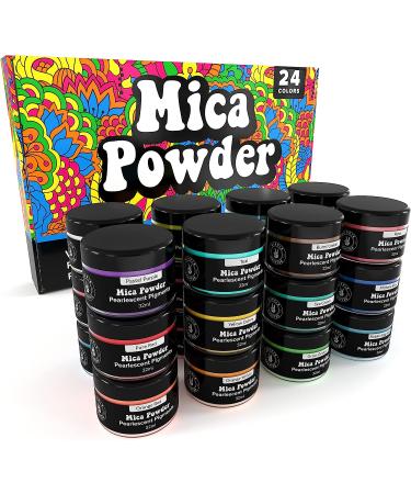Pigment Powder for Epoxy Resin & Candle Making - Mica Powder for Bath Bomb & Soap Dye - Pearl Metallic Colorant for Resin Art - Buy Online on SooperMarket.com