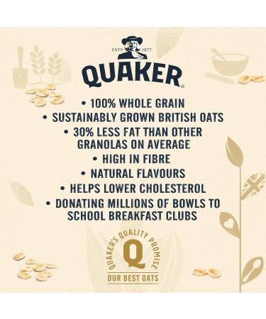 Quaker Honey and Almond Oat Granola 500 g (Pack of 5) - Buy Online on SooperMarket.com