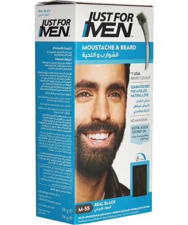 Just for Men M55 Real Black Moustache & Beard Dye - 1 Count - Buy Online on SooperMarket.com