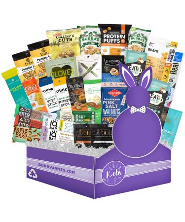 Ultimate Keto Snack Box Sampler Gift Low Carb (5G or less) Low Sugar, High Fat Keto Friendly Snacks, Perfect Low Carb Keto Gift Basket Low carb Keto Variety Pack