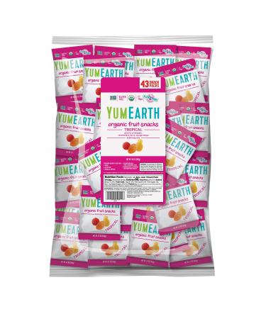 YumEarth Organic Fruit Snacks Tropical  0.62 oz (17.6 g)