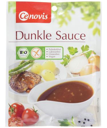 Cenovis Organic Dark Sauce lactose-free gluten-free and vegan pack of 6 (6 x 20 g)