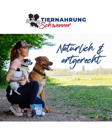 Schwenner Pet Food - Dried Beef Head Skin for Dogs | Dental Care Snacks - 1kg (20cm Pack) - Buy Online on SooperMarket.com