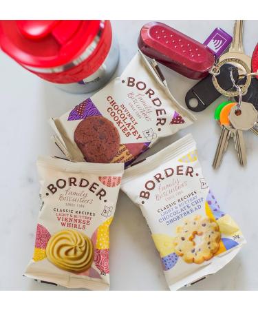 Border 4 Varieties Crafted Biscuits - Pack of 2 x 48 Mini Multipacks Individually Wrapped Biscuits & Cookies Gift Hamper Box. Great for Lunchbox Snacks Part Bag Fillers. - Buy Online on SooperMarket.com
