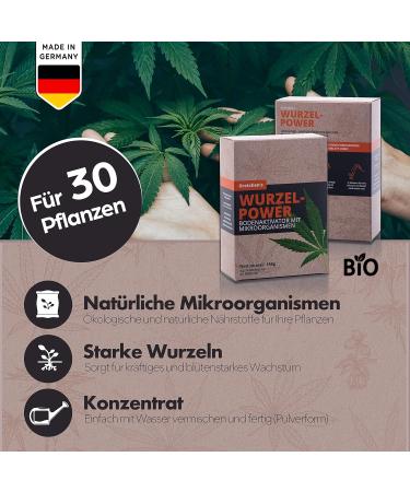 Gretchen Root Power Organic Microorganisms 150g - Vegan Plant Fertilizer & Floor Activator for Healing Herbs & Spices - Maximum Plant Vitality - Buy Online on SooperMarket.com