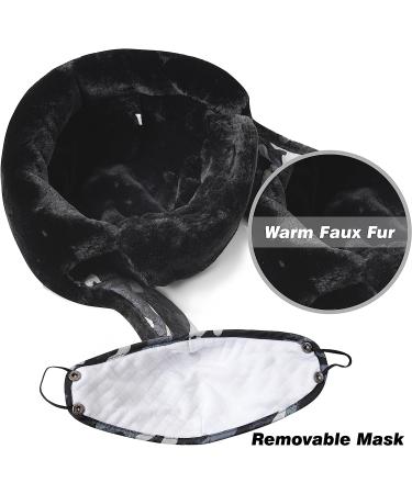 Trooper Trapper Hat with Ear Flap & Windproof Ski Mask - Gray - Buy Online on SooperMarket.com
