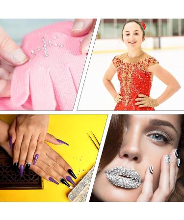 Alourity Rhinestones Set - 8250 Pcs in 8 Sizes with Storage Boxes, Tweezer & Picking Pen - Lead-Free & Easy to Use for Crafts, Nails, Shoes, Bags - DIY & Gifting - Buy Online on SooperMarket.com