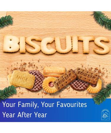 McVities Tasties Biscuit Selection Assorted Biscuits Box 70 Biscuits 9 Varieties 730g Box of Biscuits Custard Creams Bourbon Milk Chocolate Digestive Jam Rings Nice Digestives Shortcake - Buy Online on SooperMarket.com
