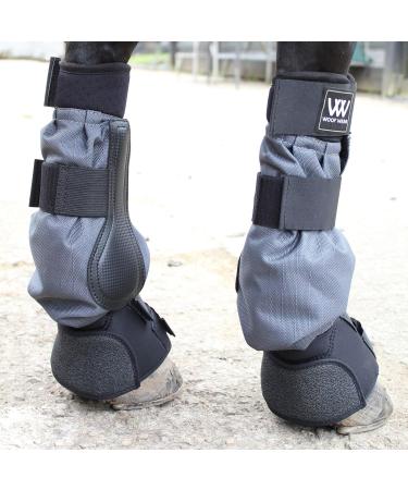 Woof Wear Mud Fever Turnout Therapy Horse Boot Medium X Wide Black Turquoise - Buy Online on SooperMarket.com
