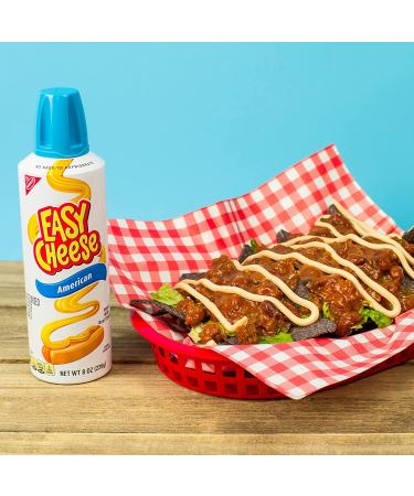 Easy Cheese American Cheese Snack - 8 oz | Creamy Portable Cheese Spread - Buy Online on SooperMarket.com