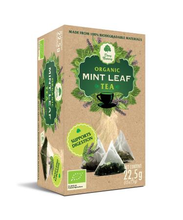 Mint Leaf Organic Tea in piramids biodegradable peppermint (1)