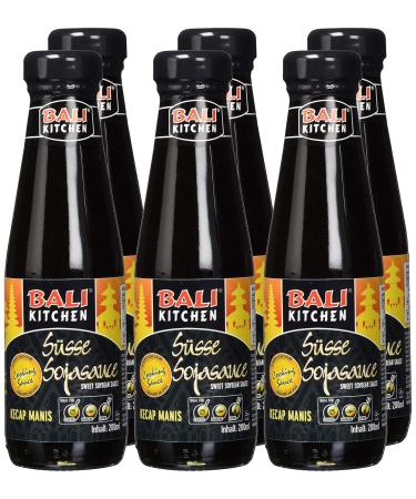 Bali Kitchen Sweet Soy Sauce - Pack of 6 (6 x 200g) | Authentic Flavor for International Shipping - Buy Online on SooperMarket.com