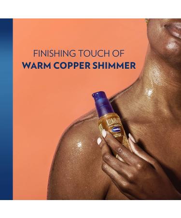 Vaseline Illuminate Me Body Oil - Shimmering Bronzer for Melanin-Rich Skin | Radiant Hydrating Shimmer Oil (3.3 Oz Pack of 2) - International Shipping Available - Buy Online on SooperMarket.com