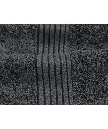 Utopia Towels 8-Piece Luxury Towel Set - 600 GSM 100% Ring Spun Cotton - Grey - Ideal for Bathroom, Sports, and Hotel - Buy Online on SooperMarket.com