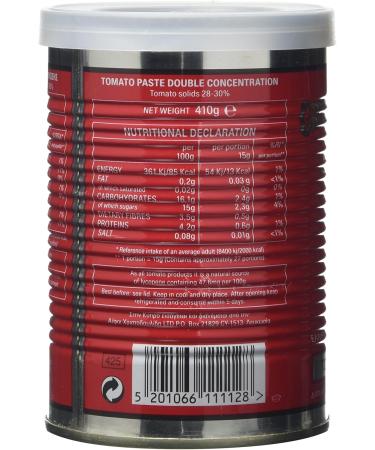 KYKNOS Double Concentrate Tomato Paste 410 g - Buy Online on SooperMarket.com