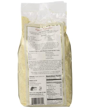 Organic Gold Mine Yellow Corn Masa Harina - 2 LBS Pack - Vegan, Kosher, Gluten-Free Flour for Healthy Mexican Dishes - Buy Online on SooperMarket.com