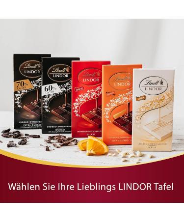 Lindt Double Chocolate 100g - Finest Whole Milk Chocolate with Dark Filling | Premium Chocolate Gift Promotion - Buy Online on SooperMarket.com