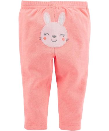 Simple Joys by Carter's Baby Girls' Pants Set - 0-3 Months - Multicolor Bunny Dots - Adorable Text Print - Shop Now! - Buy Online on SooperMarket.com