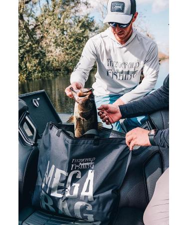 Fitzgerald Fishing Tournament Weigh in Fish Bag - Heavy Duty Fish Bags That Transport Fish Safely  are Leak and Rip Resistant  Include Zipper Closure - Mega Bag Logo - Buy Online on SooperMarket.com