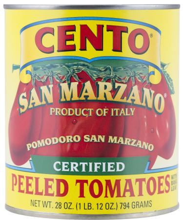 Cento San Marzano Certified Tomatoes, 28-Ounce Cans (Pack of 12) San Marzano 28 Ounce (Pack of 12)