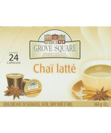 Grove Square Chai Latte Mix 24 Single Serve Cups - Buy Online on SooperMarket.com