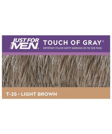 Buy Touch of Gray Men's Hair Color Light Brown (Pack of 6) - International Shipping Available - Buy Online on SooperMarket.com
