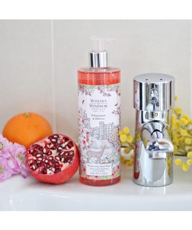 Woods of Windsor Pomegranate & Hibiscus Hand Wash 350ml - Moisturising Formula for Her - Buy Online on SooperMarket.com