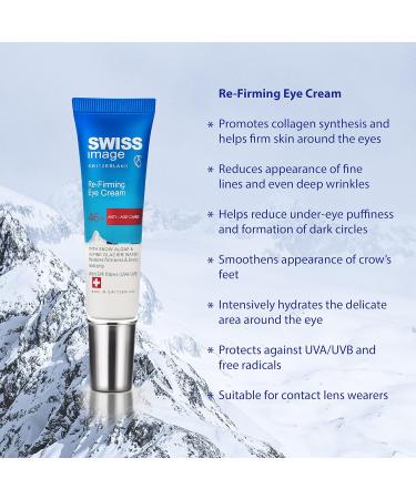 SWISS IMAGE ANTI-AGE 46+ Firming Under-Eye Cream 15ml | Paraben-Free & Mineral Oil-Free - Shop Internationally! - Buy Online on SooperMarket.com