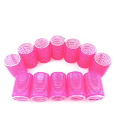 Jumbo Hair Rollers Curlers Self Grip Holding Rollers Hairdressing Curlers Hair Design Sticky Cling Style For DIY Or Hair Salon By Kamay's (Gripping Sticky Rollers 40mm 1-1/2" Large Size 12PCS) 40mm 1-1/2"12PCS Random Colors