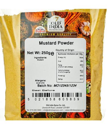 Old India Mustard Powder 250g - Authentic Indian Spice Blend - Buy Online on SooperMarket.com