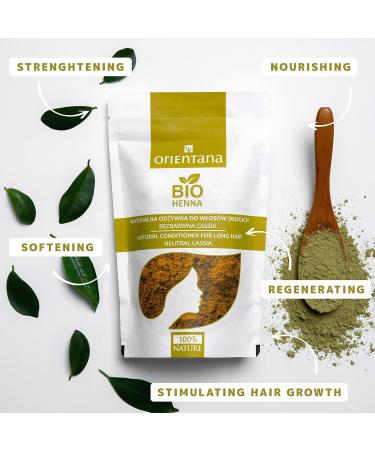 Orientana Organic Henna for Long Hair - 100% Natural Herbal Rinse | Strengthen & Nourish with 100g Powder - Buy Online on SooperMarket.com