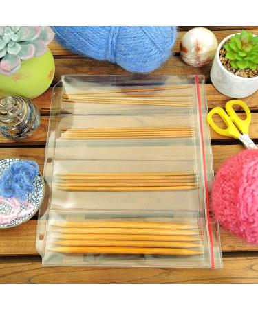 StoreSMART Zipper Binder Page for 8 Double Pointed Knitting Needles - Holds 4 Sets - 10-Pack - Buy Online on SooperMarket.com