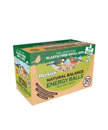 Peckish Natural Balance High Energy Fat Balls for Wild Birds - 50 fat ball Box
