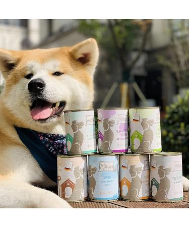 Mjamjam Premium Wet Dog Food - Tasty Turkey with Carrot & Good Turkey with Rice & Zucchini (6 x 200g) - International Shipping Available - Buy Online on SooperMarket.com
